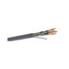 Bobina UTP CAT5e para interior - 4 pares, 24 AWG, bobina de 305 mts, 100  cobre, condumex 66445632, color gris
