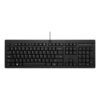 Teclado HP 125 (AY2Y7AA#ABM). Conectividad Plug and Play - Color Negro.