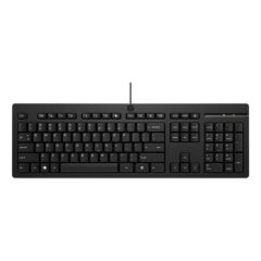 Teclado HP 125 (AY2Y7AA#ABM). Conectividad Plug and Play - Color Negro.