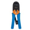 211048 Pinza para crimpear plug modular RJ45 - RJ12 y RJ11, Corta y quita el forro de cable redondo y plano.