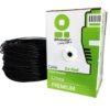 Bobina UTP - CAT5e, 100 m, Exterior Doble Forro, Negro, CCA, BROBOTIX 055100