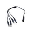 SAXXON PSUWB07 - Divisor de Energía para 4 Cámaras/ 1 Conector Hembra + 4 Conectores Macho/ 2.1 mm -