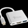 Adaptador HUB 3 En 1 Stylos. STCBHUB31S -
