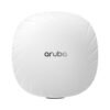 Access Point HPE Aruba AP-555 - Dual Radio 4x4 MU-MIMO 802.11ax Wi-Fi 6 hasta 5.37 Gbps, omnidireccional 5.8 dBi, SmartRate, Bluetooth, Zigbee (JZ356A)