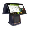 Terminal de punto de venta con Doble pantalla Táctil de 15.6 pulgadas - impresora térmica integrada, Escáner 1D/2D
