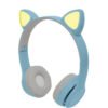 Audífonos Bluetooth Inalámbricos para Niños Luz LED Catto Azul | PERFECT CHOICE -