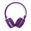 AUDIFONOS ON-EAR BLUETOOTH NBH-05 MEGA BASS RADIO FM MICRO SD 3.5MML MANOS LIBRES RUBBERIZED MORADO -