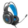 AUDIFONOS HEADSET GAMING OVER-EAR NBHG KIMERA RGB ALAMBRICO 3.5MM USB PC CONSOLAS CELULAR MICROFONO FLEXIBLE INC ADAPTADOR AZUL -