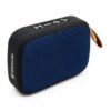 BOCINA BLUETOOTH - INALAMBRICA, RECARGABLE, STEREO C/RADIO FM, LECTOR USB Y MICRO USB, PORTATIL, ANTIDESLIZANTE, NEGRO/AZUL, C/CORREA, BROBOTIX 136445