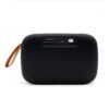 BOCINA BLUETOOTH - INALAMBRICA, RECARGABLE, STEREO C/RADIO FM, LECTOR USB Y MICRO USB, PORTATIL, ANTIDESLIZANTE, NEGRO, C/CORREABROBOTIX 136452