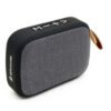 BOCINA BLUETOOTH - INALAMBRICA, RECARGABLE, STEREO C/RADIO FM, LECTOR USB Y MICRO USB, PORTATIL, ANTIDESLIZANTE, NEGRO/GRIS, C/CORREA, BROBOTIX 136469