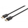 353595 DisplayPort macho a macho - 1 m, compatible con 4K 144Hz, HDR, contactos chapados en oro, diseño anti-enredos con seguros en los conectores