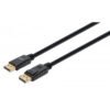 355575 Cable DisplayPort 8K - Macho a Macho, Longitud 2 m Contactos chapados en oro, Forro de PVC, Longitud 2m.