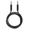 Cable de Stereo de Nylon 651336 BROBOTIX - MACHO - MACHO, 1 M, NEGRO