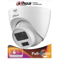 DAHUA HAC-HDW1200CLQN-IL-A - Camara Domo de 2 Megapixeles/ Dual Inteligente + FullColor/2.8 mm/ 102°a/ 20 Metros de IR y Luz Visible/ Microfono -