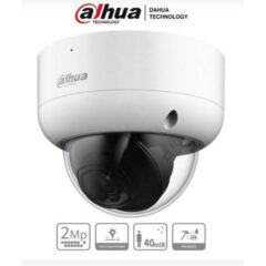 DAHUA HAC-HDBW1200EA - Cámara Domo de 2 Mp Antivandálica/ 1080p/ Lente 2.8 mm/ 115 °/ IR de 40 Metros/ Super Adapt/ IK10/ Uso Exterior IP67 -