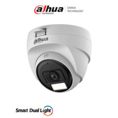 Cámara DAHUA DH-HAC-T1A51N-U-IL-A - cámara domo de 5mp, lente de 2.8mm, 106°, iluminación dual, Micrófono, ir de 25 metros