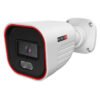 Camara bala IP 2 MP - Lente fijo 2.8mm (93°), de dia detecta hasta 40 mts/Reconoce: 8 mts/Idetifica: 4 mts, IR hasta 20 mts, microfono, WDR, IP67