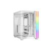 GABINETE be quiet! Light Base 600 DX White BGW66 Panel frontal y lateral con ventana completa - Iluminación LED ARGB