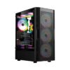 Gabinete Gamer Media Torre ATX DRAGONFLY VENTRA GM570  Factor: ATX - Micro Atx - Mini ITX