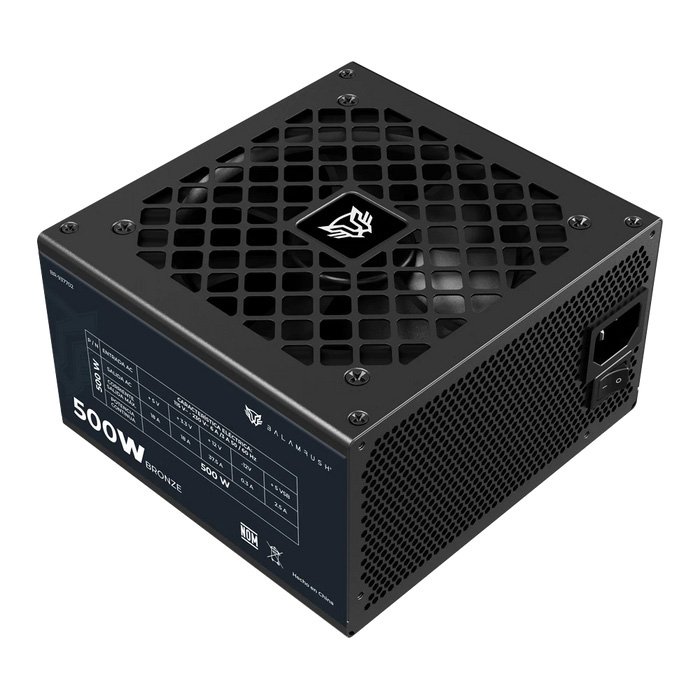 Fuente de Poder 500W 80 Plus Bronce BALAM RUSH GR BURST GR500B LEGEND SERIES. -