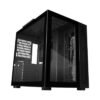 Gabinete GAME FACTOR CSG700 - Midi-Tower, PC, Acero, Vidrio templado, ATX, EATX, ITX, micro ATX, Negro