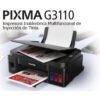 Multifuncional de inyección de tinta CANON Pixma G3110 2315C004AB Tecnología Tinta Continua. Funciones: Impresora - Copiadora - Escáner Velocidad de Impres -