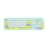 Kit Teclado y mouse Inalámbricos 2.4hz Creator Chic K-Colors MK485 Advanced Series Teclado Inalambrico Dongle 2.4Mhz - Rango 10m, 105 teclas