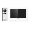 DAHUA KTA02 - Kit de Videoportero analógico con monitor de 7" y frente de calle - IP66. Controla hasta 2 frentes de calle y 3 monitores