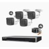 Kit TURBOHD 5 Megapixel / DVR 4 Canales / 4 Cámaras de 5 Megapixel con Micrófono Integrado / 4 Cables 18 Metros / Fuente de Poder Profesional -