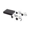 Kit TurboHD 3K (5 Megapixel) - DVR 4 Canales, 4 Cámaras bala Dual Light, Micrófono Integrado