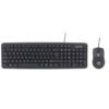 178464 Kit teclado y mouse optico de 1000 ppp - teclado con diseño ergonómico y con amplia área de trabajo, Garantia 3 años.
