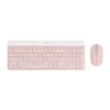 Kit Teclado y Mouse  LOGITECH - Rosa, 10 m