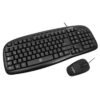 Kit Teclado / Mouse Easy Line Balance - 102 teclas, Negro, 1000 DPI