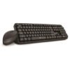 Kit Nifty TechZone combo inalámbrico con conexión USB - mouse 1600 DPI´s, teclado con 104 teclas tipo QWERTY, 1 año de garantía.