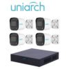 Kit de videovigilancia UNIARCH XVR301-04F/4*UAC-B112-F28 - 4, 1920 x 1080 Pixeles