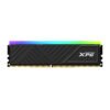 Memoria RAM ADATA XPG SPECTRIX D35G - DDR4 16GB UDIMM 3200MHz, con Iluminación RGB. Disipador NEGRO. AX4U320016G16A-SBKD35G