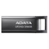 Memoria USB de 256GB UR340 3.2 Gen 1 (retrocompatible 3.0 y 2.0) - diseño elegante sin tapa. Color Metálico negro. AROY-UR340-256GBK