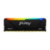 MEMORIA RAM KINGSTON FURY BEAST BLACK XMP RGB DIMM DDR4 16GB 3600MT/S CL18 1RX8 1.35V -