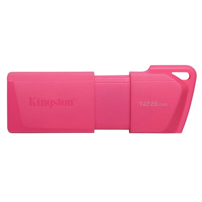 MEMORIA USB KINGSTON DATATRAVELER EXODIA M 128GB 3.2 GEN 1 RETRÁCTIL ROSA NEON -