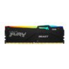 MEMORIA RAM KINGSTON FURY BEAST BLACK XMP RGB DIMM DDR5 16GB 5200MT/S CL40 1RX8 1.25V -