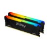 MEMORIA RAM KINGSTON FURY BEAST BLACK XMP RGB DIMM DDR4 16GB (2x8GB) 3200MT/S CL16 1RX8 1.35V (KIT OF 2) -