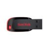 Memoria USB SanDisk Cruzer Blade CZ50 - 128GB, USB-A 2.0, Lectura 150MB/s, Negro/Rojo