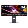 Monitor marca LG UltraGear Curvo WQHD de 34 pulgadas - MOD.34G600A-B, FreeSync™ Premium