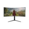 Monitor Curvo Oasis 34 NA-0645 Panel VA Gaming - WQHD 3440 × 1440, 180 Hz, respuesta de 1 ms, Adaptive Sync, bocinas integradas y curvatura 1500R.
