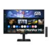 Monitor Samsung SMART - M5, 27 pulgadas, M50F, FHD, Plano, 60Hz, 5ms, LS27FM500ELXZX