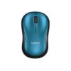 Mouse LOGITECH M185 - Negro, 3 botones, RF Wireless+USB, Óptico
