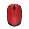 Mouse LOGITECH M170 - Rojo, RF inalámbrico
