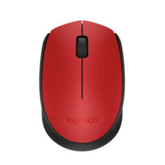 Mouse LOGITECH M170 - Rojo, RF inalámbrico
