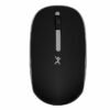 Mouse Inalámbrico negro silencioso con receptor doble USB C+USB A PC-045175 -